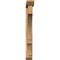 Ekena Millwork Balboa Slat Smooth Bracket w/ Offset Brace, Western Red Cedar, 5 1/2"W x 36"D x 48"H BKT0604X36X48BOA06SWR - alternate 2
